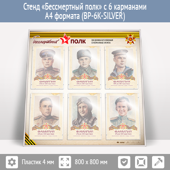 ����� ������������ ���� � 6 ��������� �4 ������� (BP-6K-SILVER)