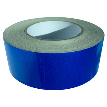 Светоотражающая однородная лента (тип А, СИНЯЯ, 50 мм х 45,7 м)