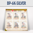 ����� ������������ ���� � 6 ��������� �4 ������� (BP-6K-SILVER)